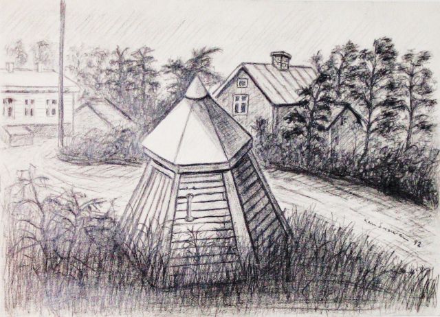 A scenery from Pispala Atalas well 30 X 42.JPG