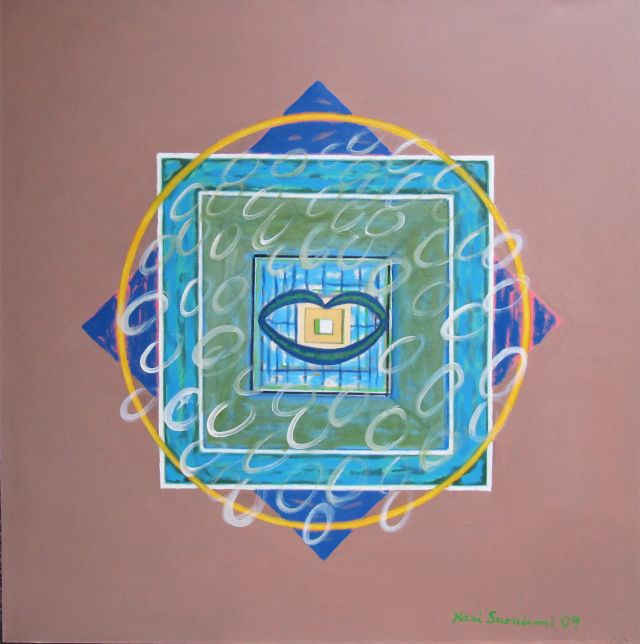 The blocked mouth 100 x 100 Oil on canvas.jpg